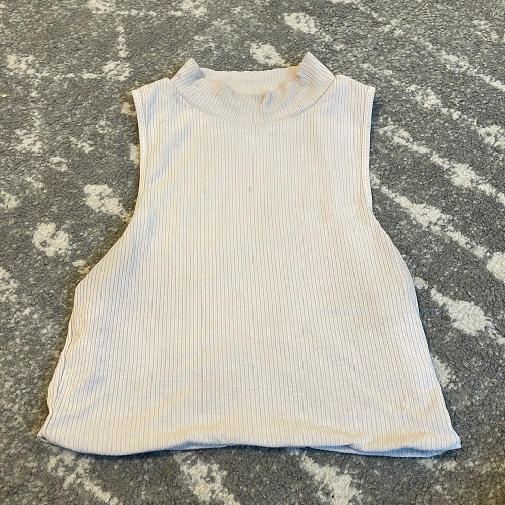 Klassy Network High Mock Neck Ribbed Brami Crop